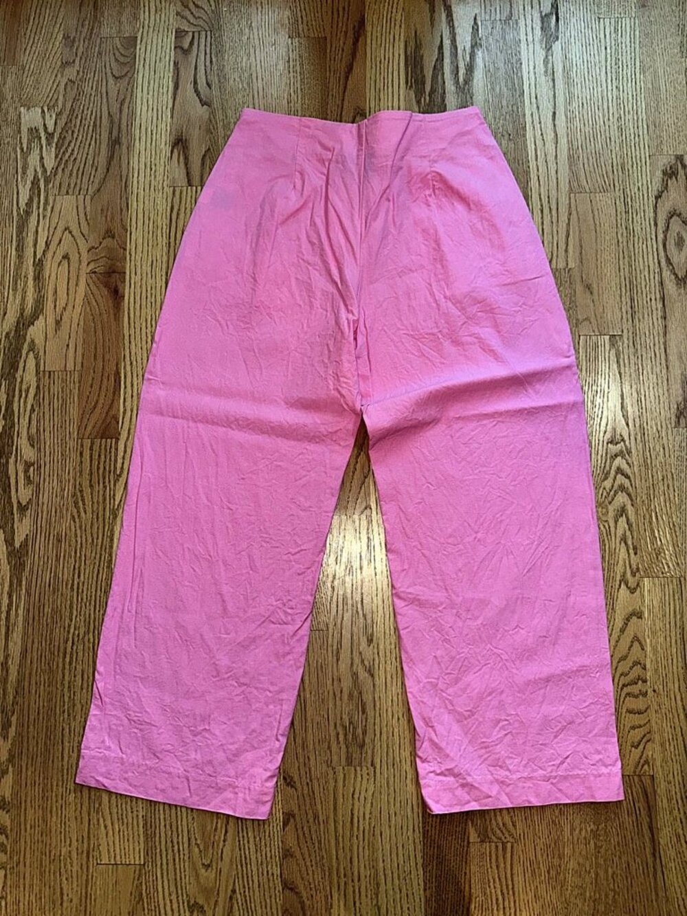 Gap Polished Linen Flare Pant Paris Pink Size 6